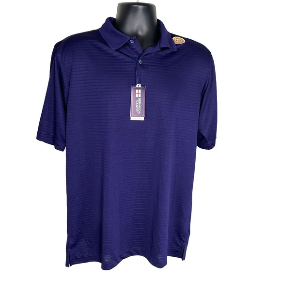 BERMUDA SANDS Other - MEN'S BURMUDA SANDS GOLF SHIRT 15+ UPF PURPLE SIZE S NWT